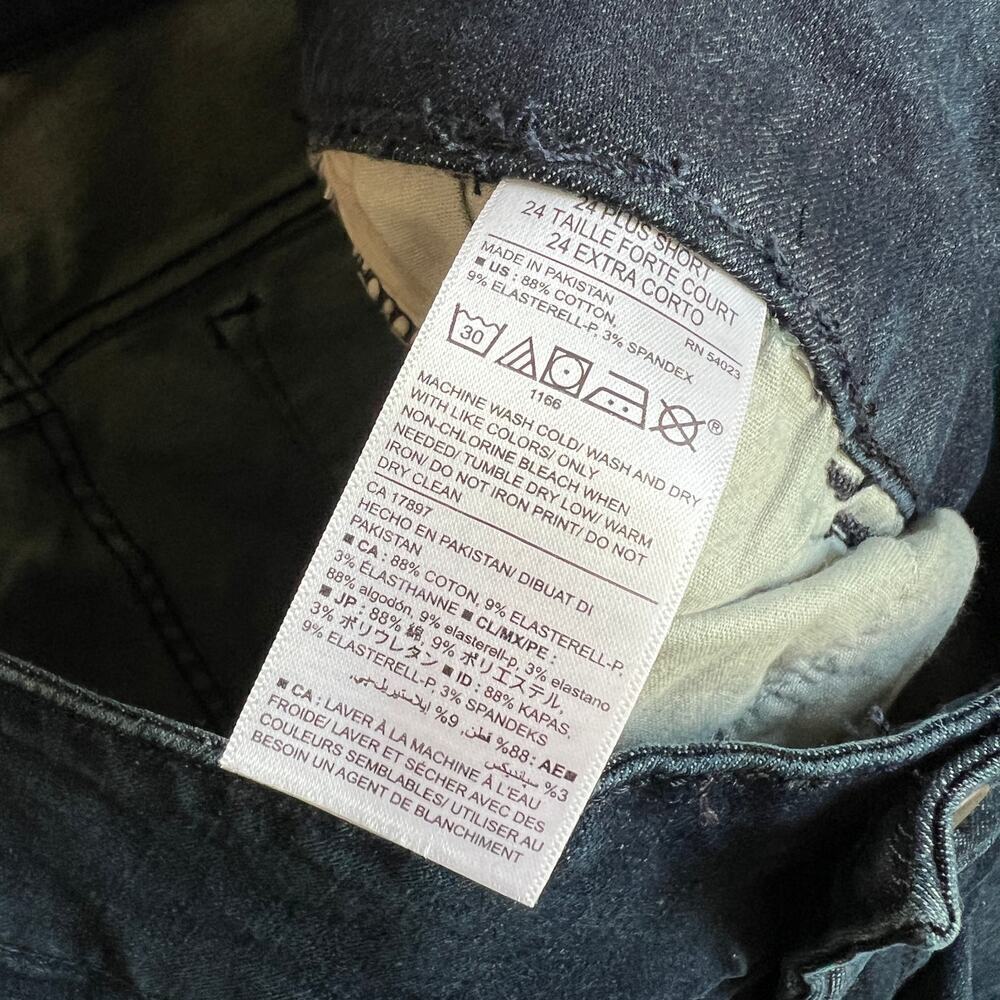 New Old Navy Rockstar Jeans Women's 24 Plus Short Skinny Mid Rise Sculpt Stretch - Picture 8 of 9